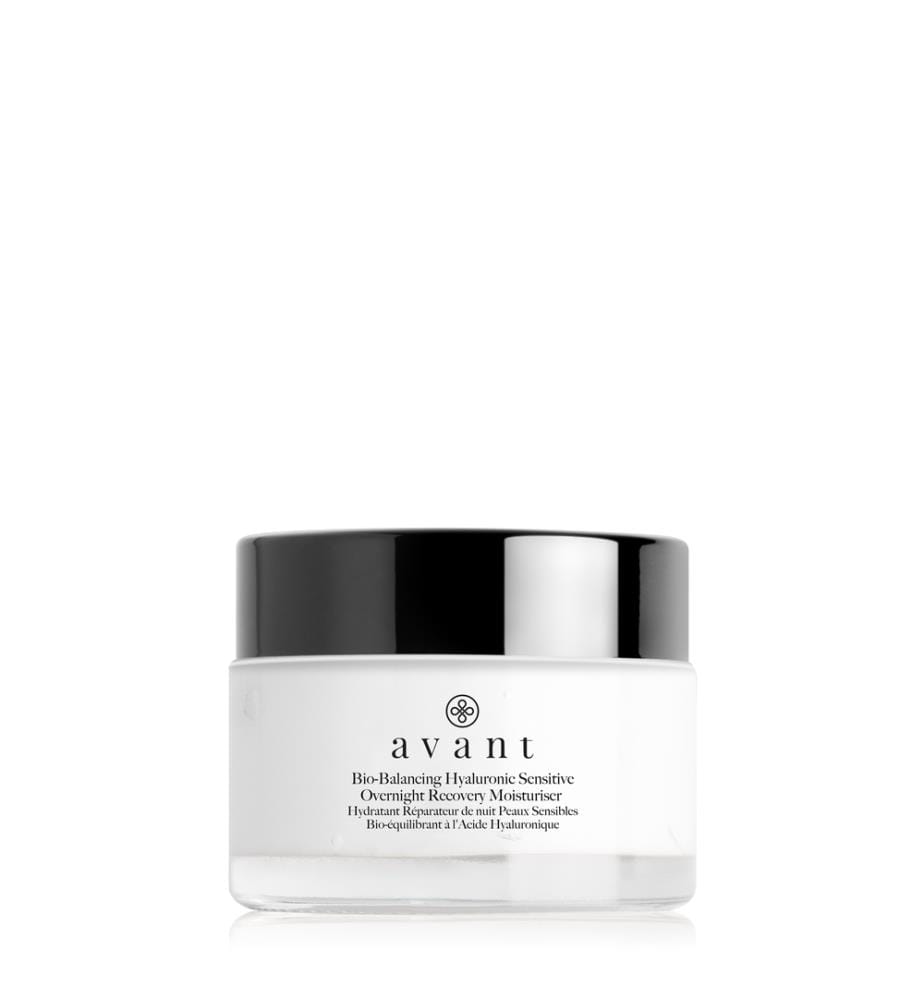 Feuchtigkeitsspendende Nachtcreme für empfindliche Haut mit Hyaluronsäure - 50 ml
