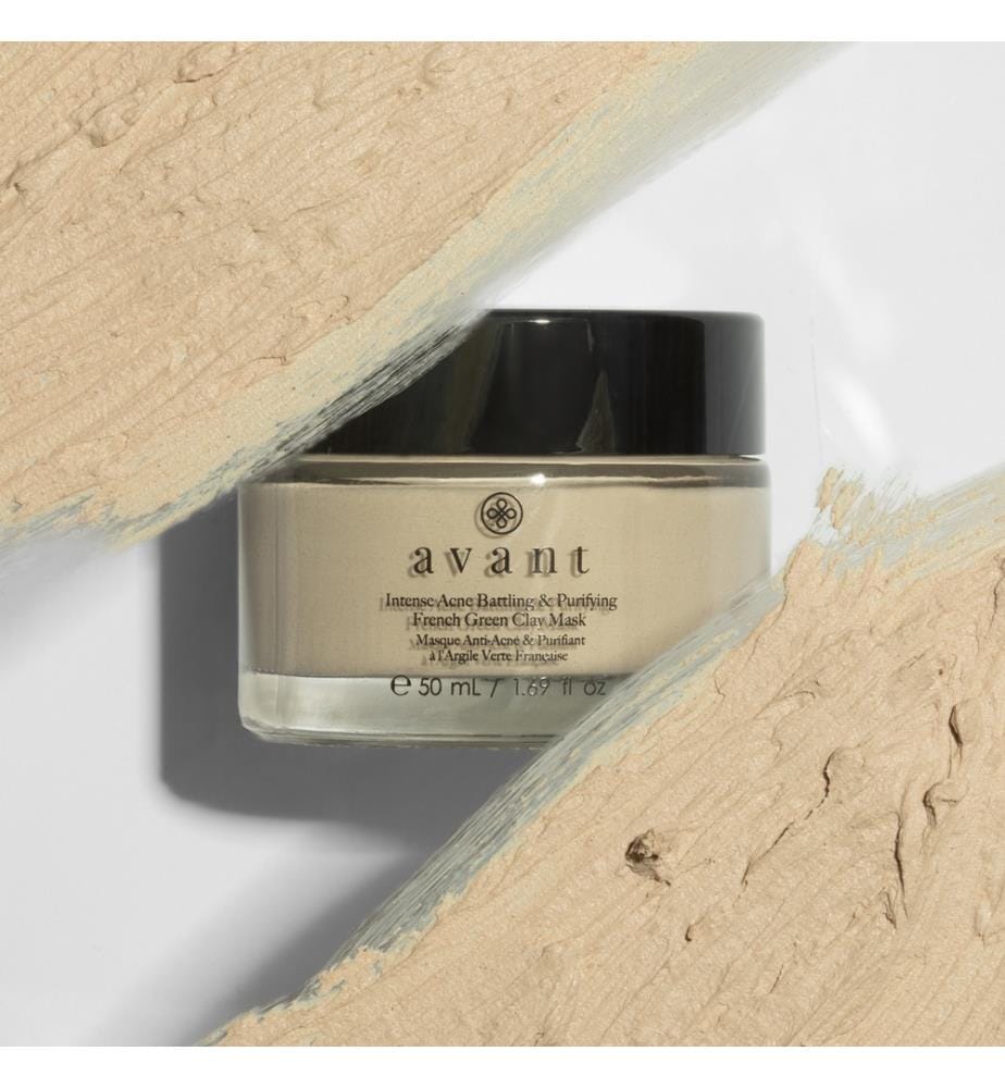 Anti-Akne & Klärende Maske mit französischer grüner Tonerde - 50 ml
