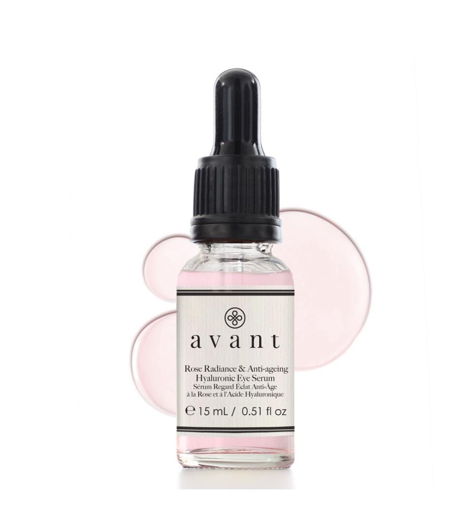 Augenserum mit Anti-Aging-Glanz, Rose und Hyaluronsäure - 15 ml