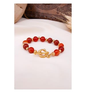 Achat-Armband – Orange
