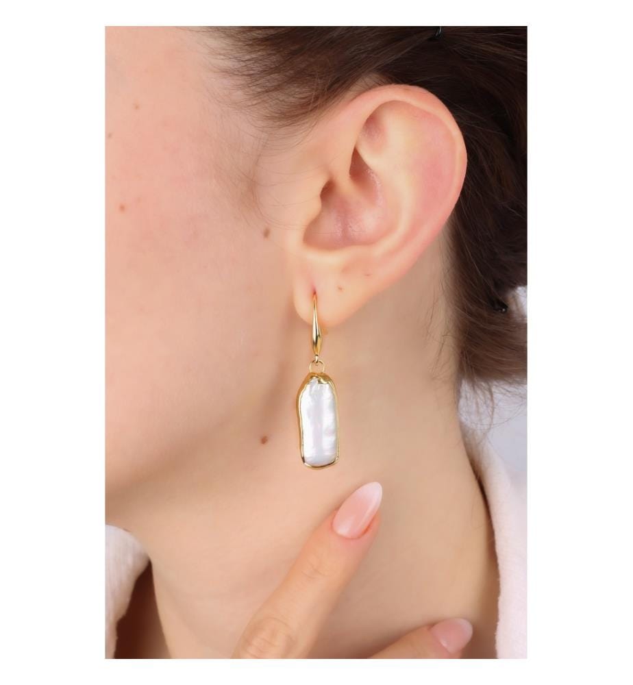 Pearl Earrings - White