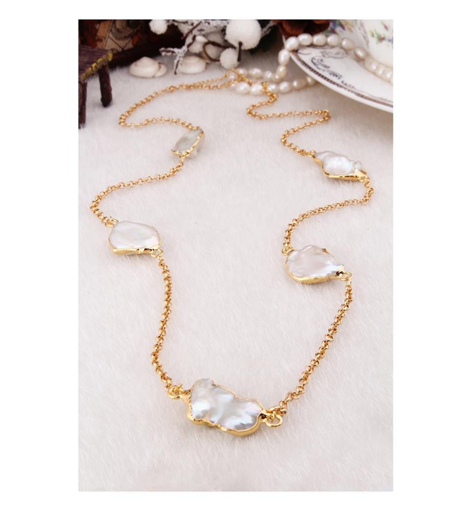 Pearl  Necklace - White 