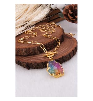 Quartz Necklace - Multicolored