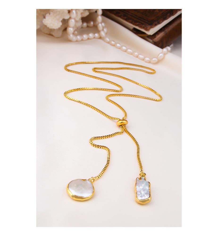 Pearl Necklace  - White 
