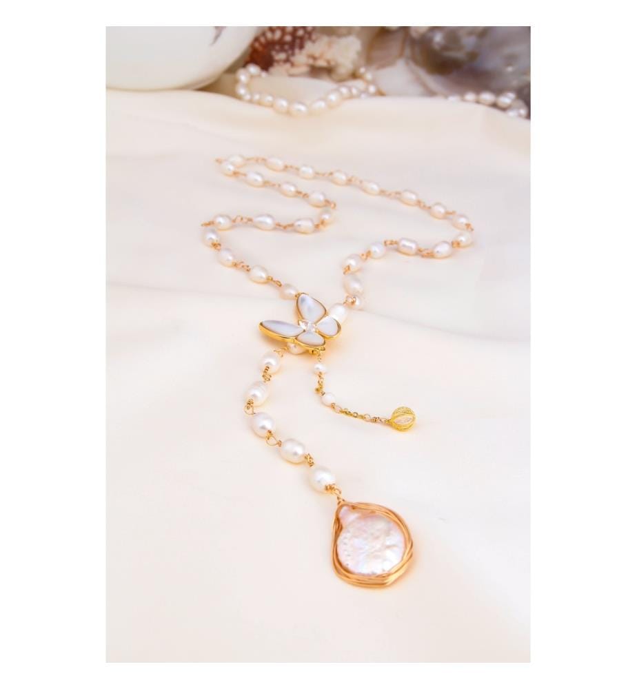 Pearl Necklace - White