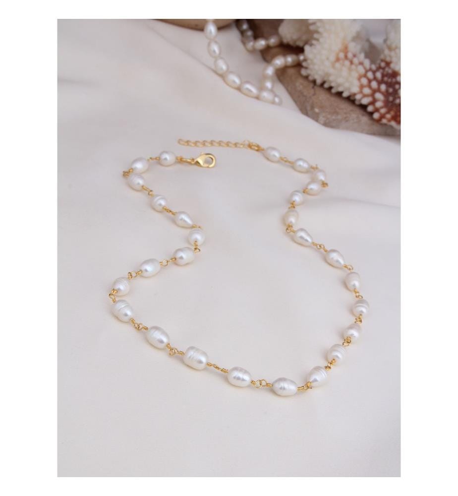 Pearl Necklace - White