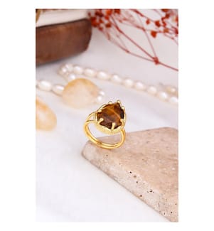 Tiger's Eye Ring - Brown