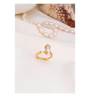 Pearl Ring - White