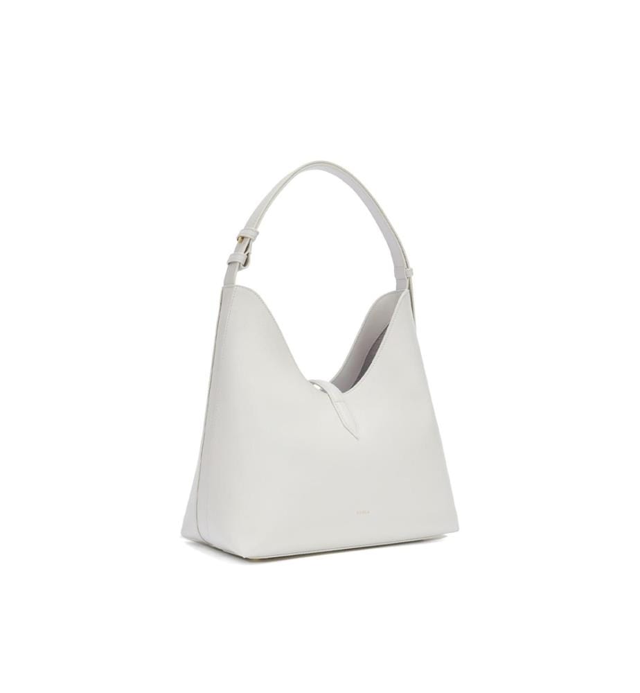 Umhängetasche Goccia M Hobo – Marshmallow