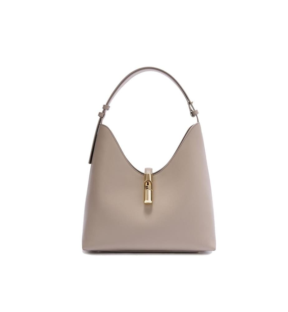 Umhängetasche Goccia M Hobo – Leinen
