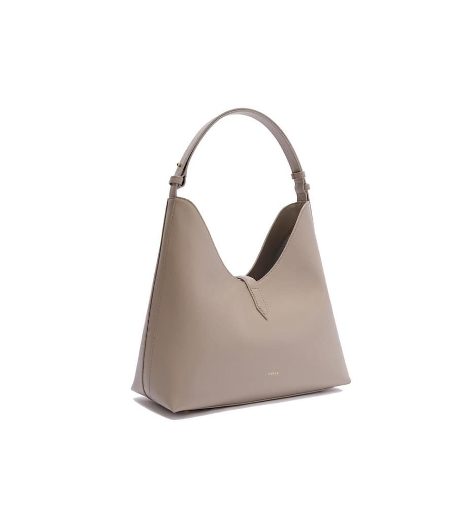 Umhängetasche Goccia M Hobo – Leinen
