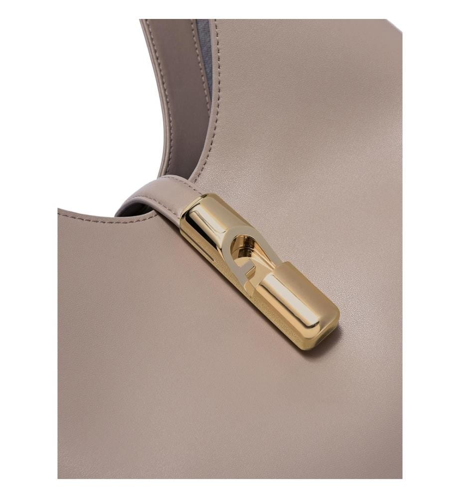 Umhängetasche Goccia M Hobo – Leinen