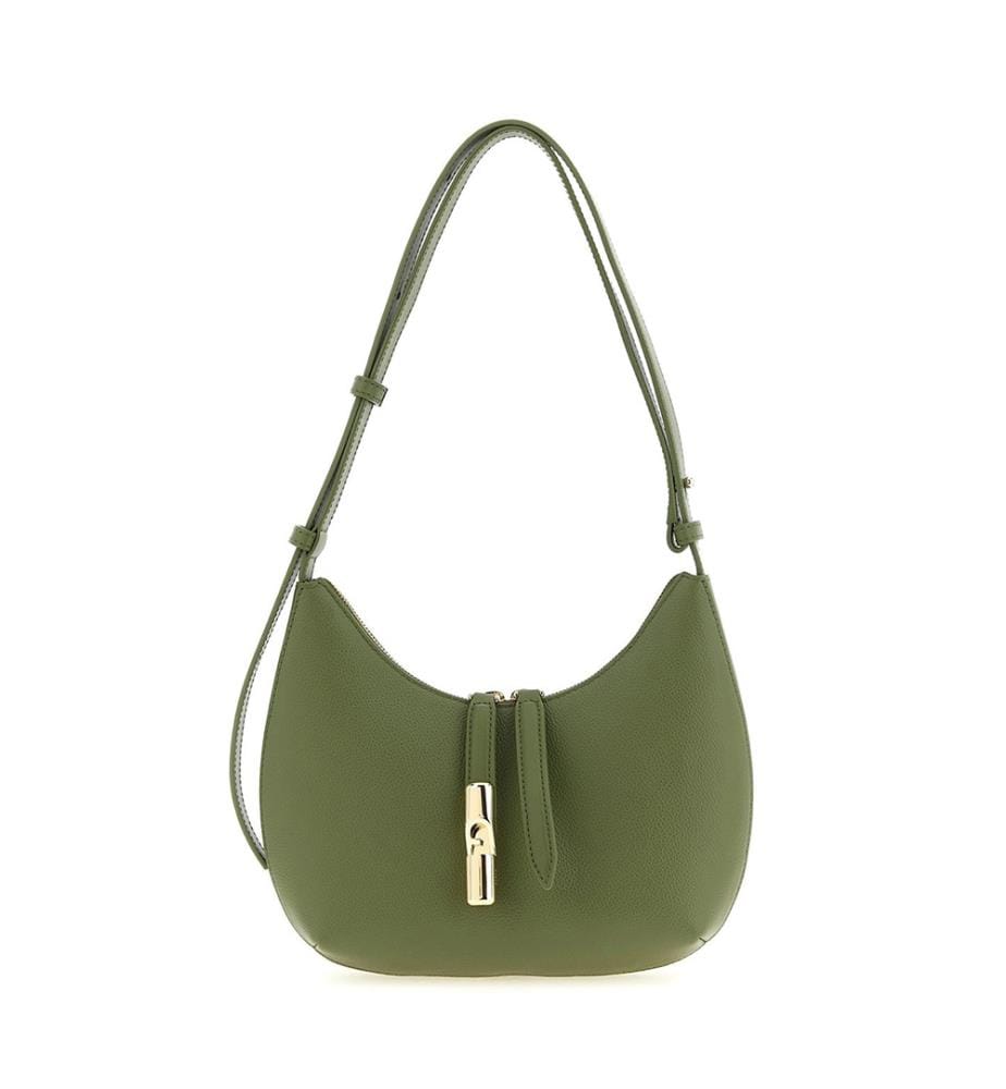 Furla Goccia Schultertasche - Grün