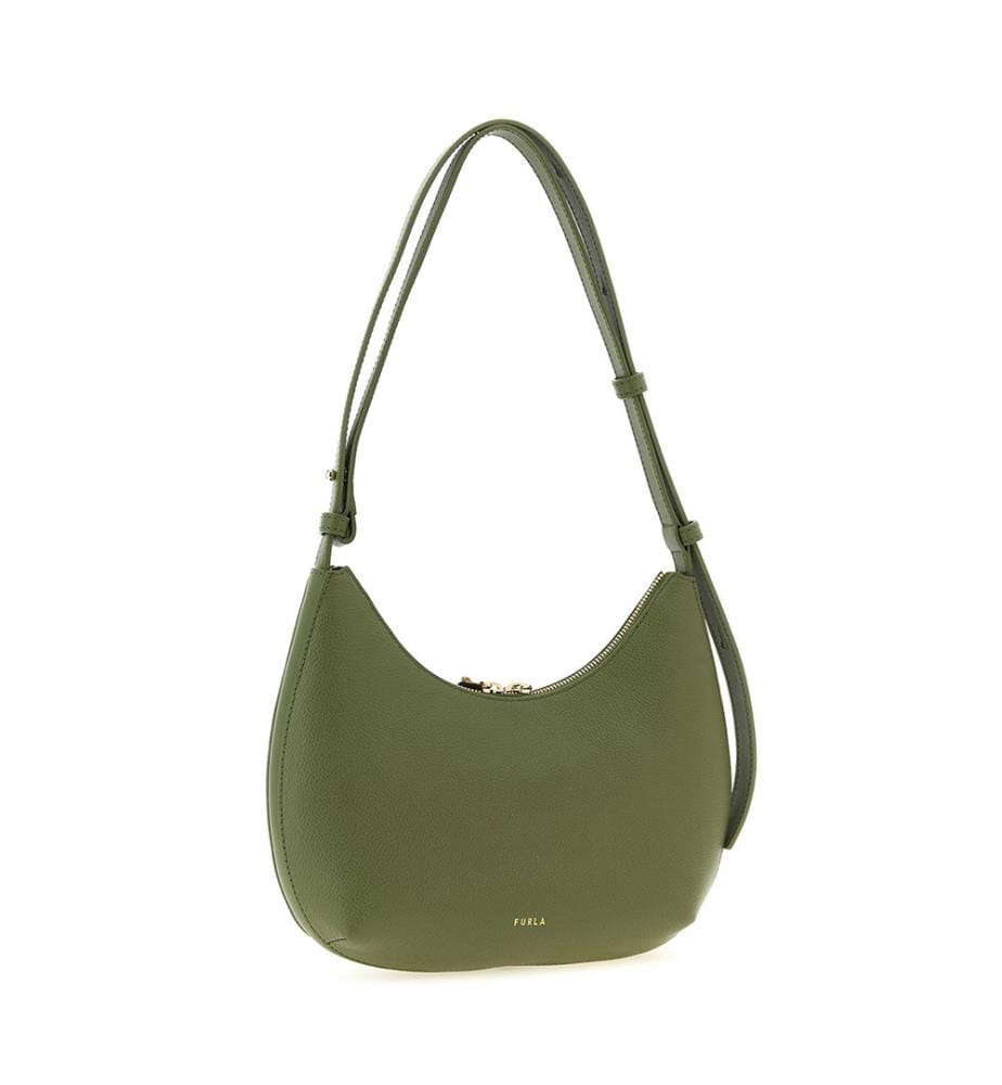 Furla Goccia Schultertasche - Grün