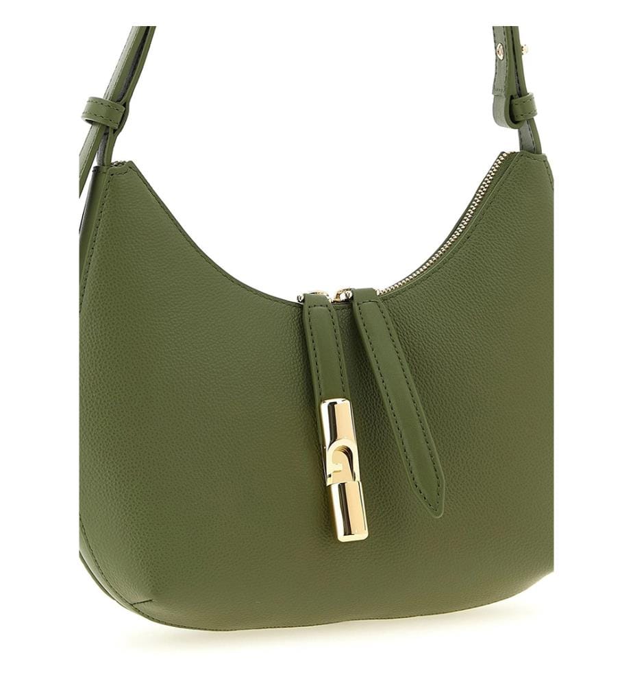 Furla Goccia Schultertasche - Grün