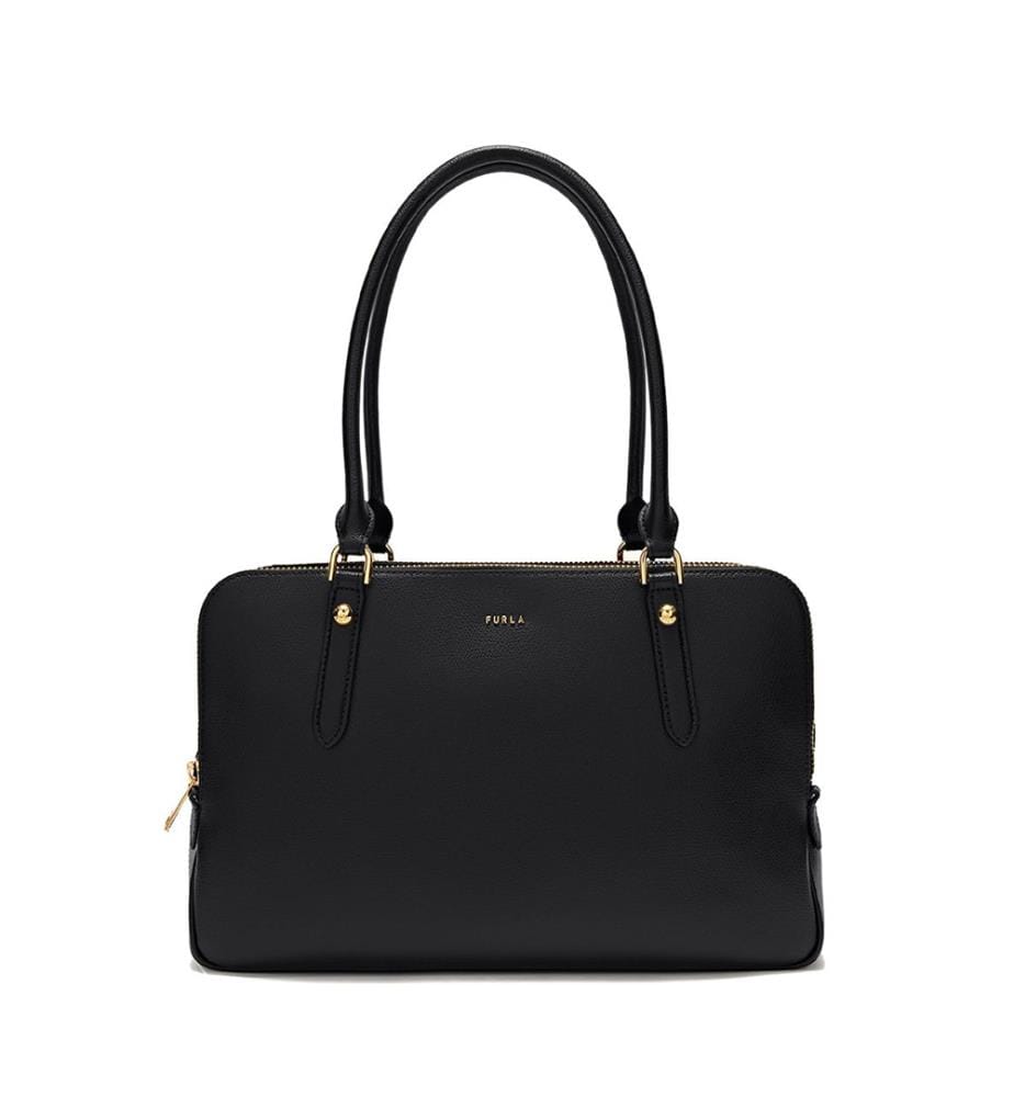 Giulia L Boston Bag - Black