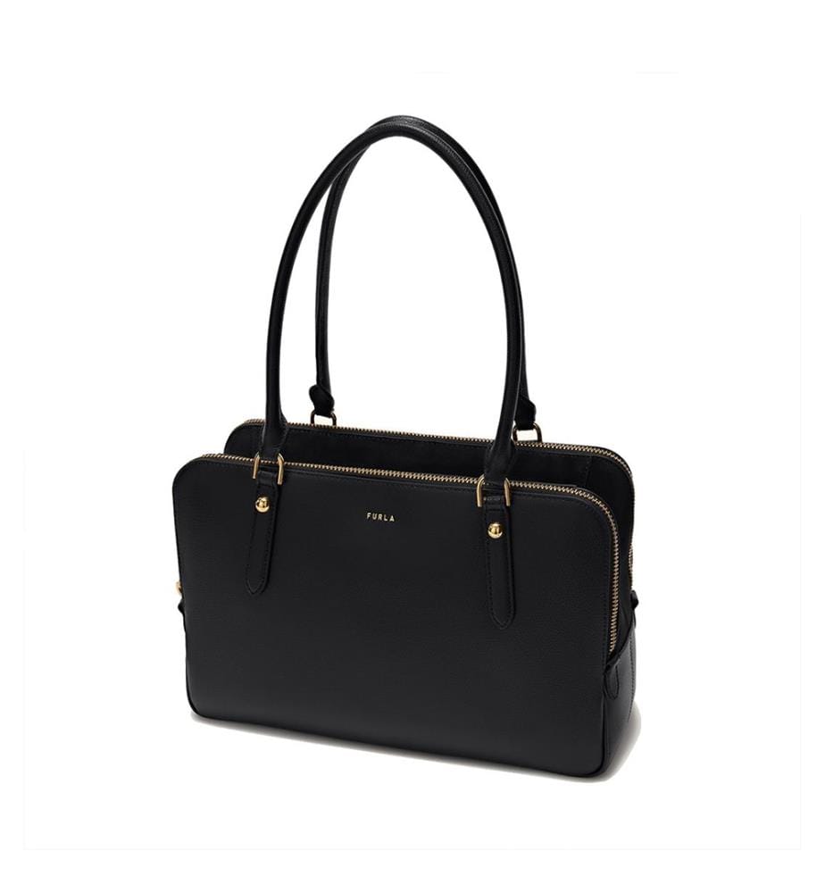 Giulia L Boston Bag - Black