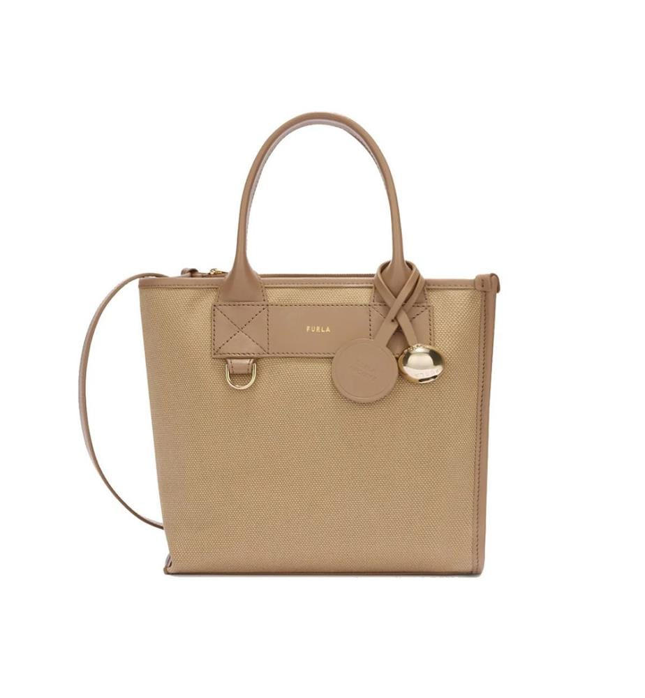 Divide It S Tote - Natur+Toffee