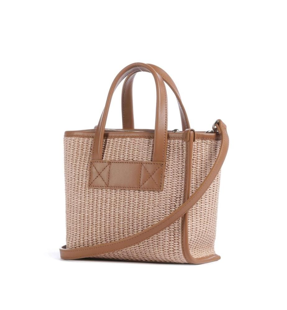Mini-Tasche „Divide It“ – Naturtöne/Tabak