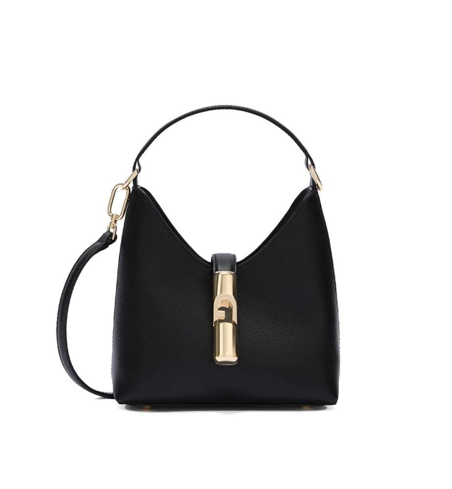 Iride Mini Hobo W/Strap - Schwarz