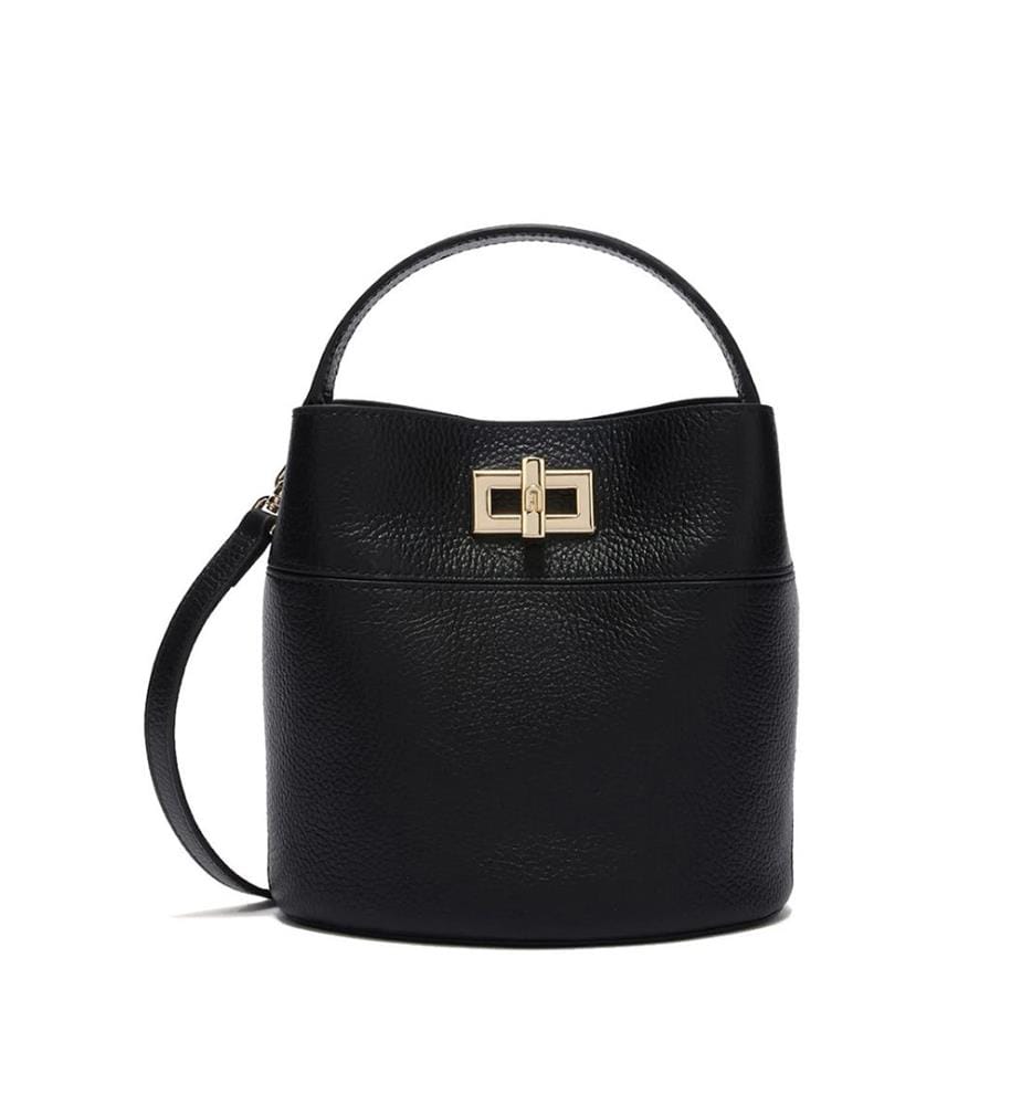Amelia Mini Bucket Bag - Noir