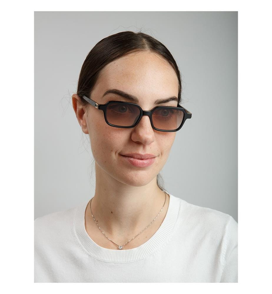 Sonnenbrille - Glänzendes Schwarz