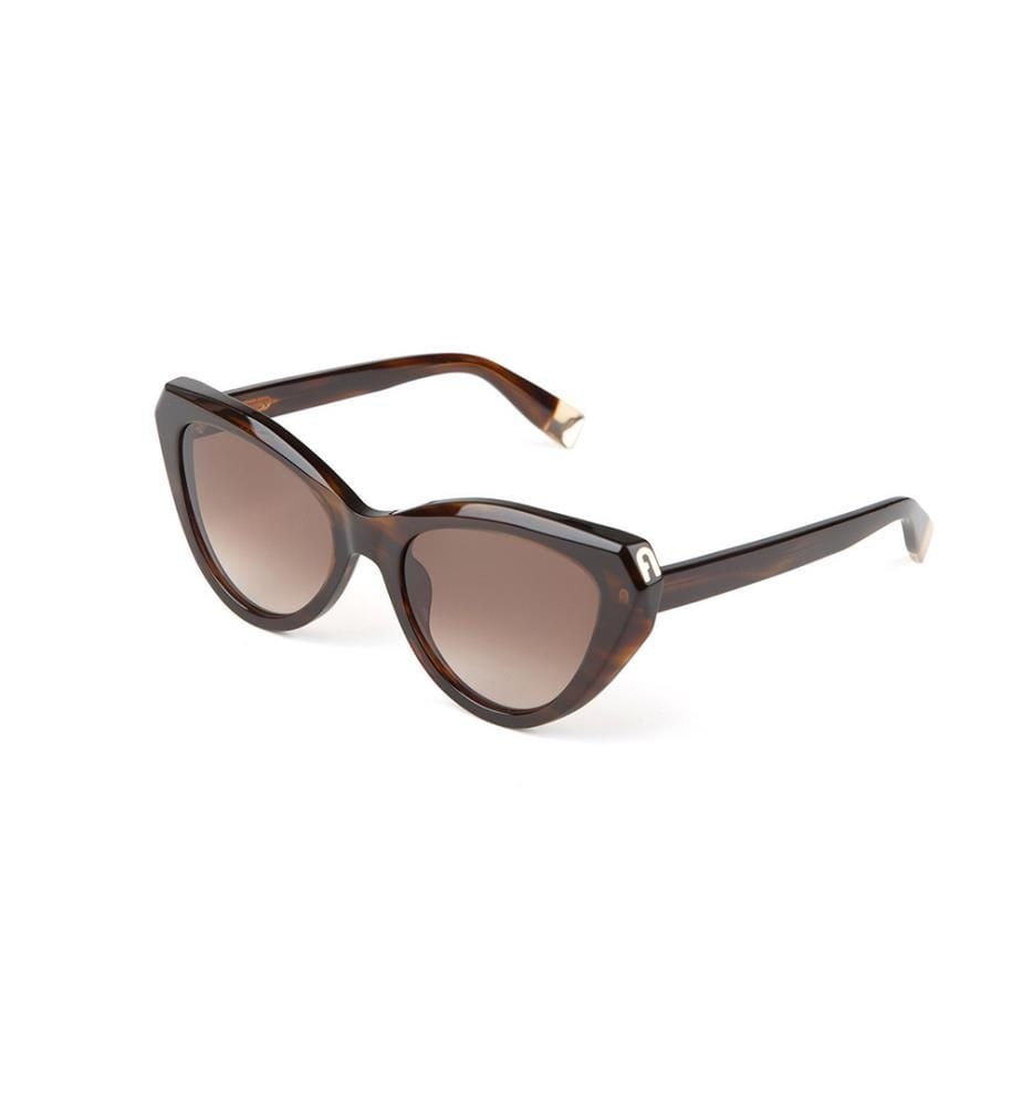 Sonnenbrillen - Glossy Brown Striped Havana
