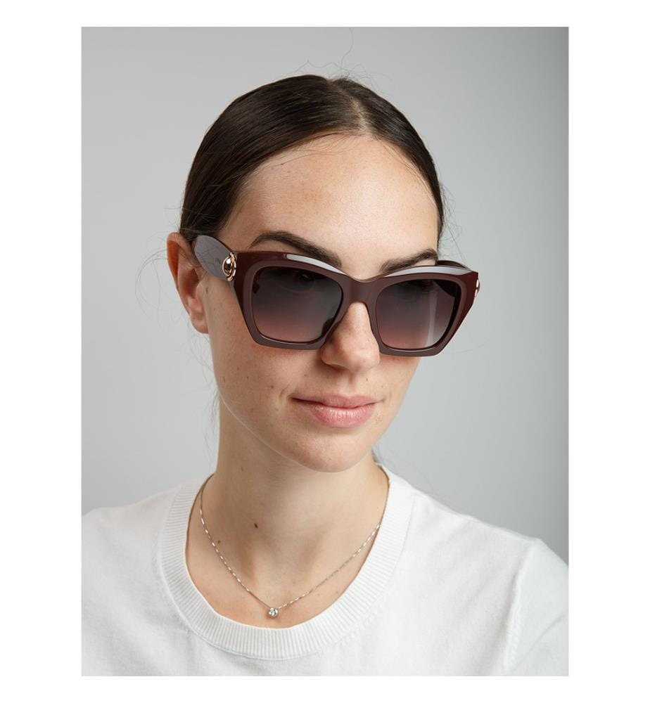 Sonnenbrille - Glossy Full Brown