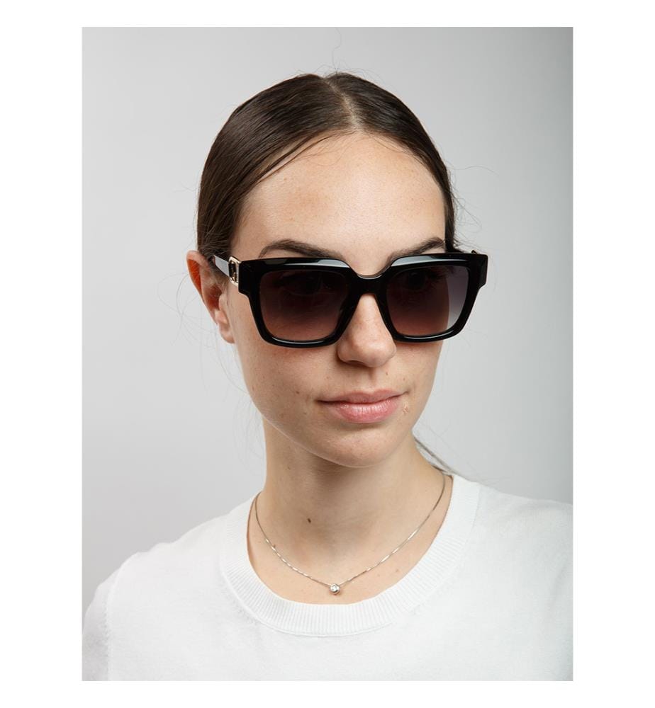Sonnenbrille - Glänzendes Schwarz