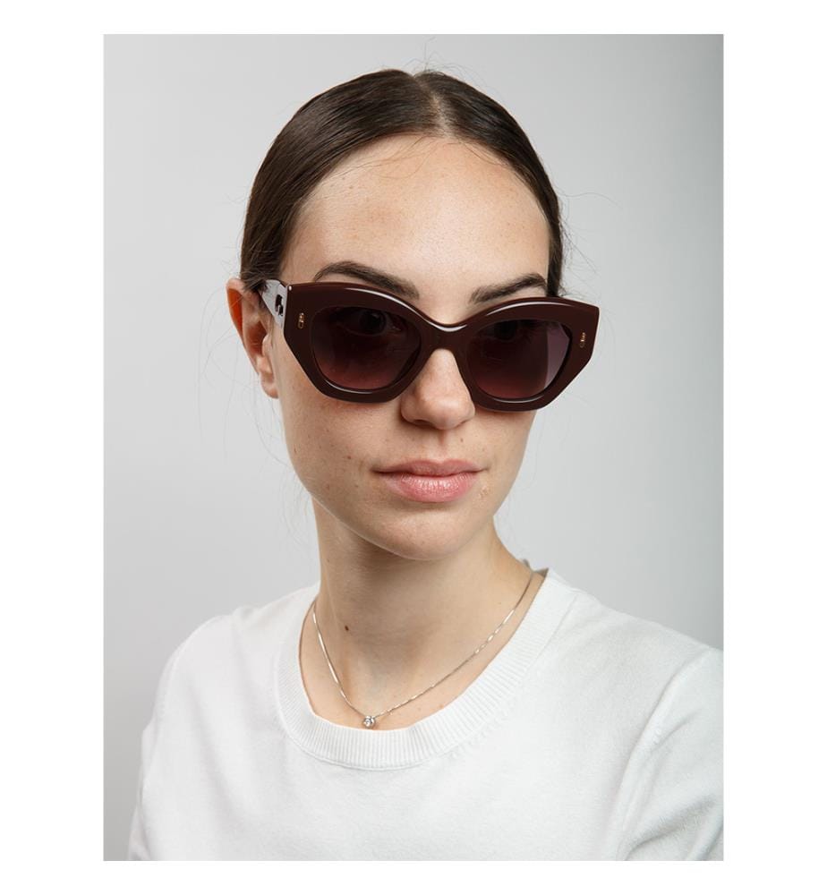 Sonnenbrille - Glossy Full Brown