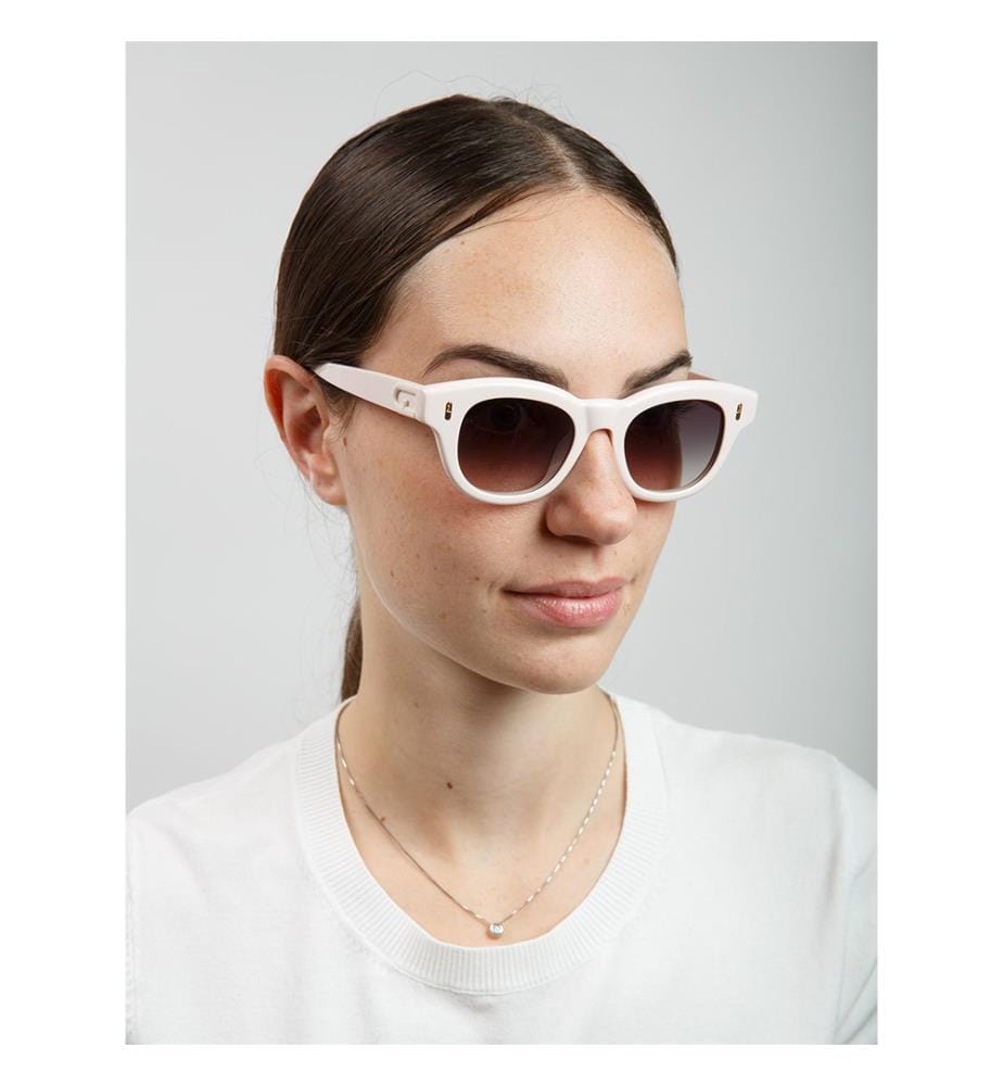 Sonnenbrille - Glossy Full Beige
