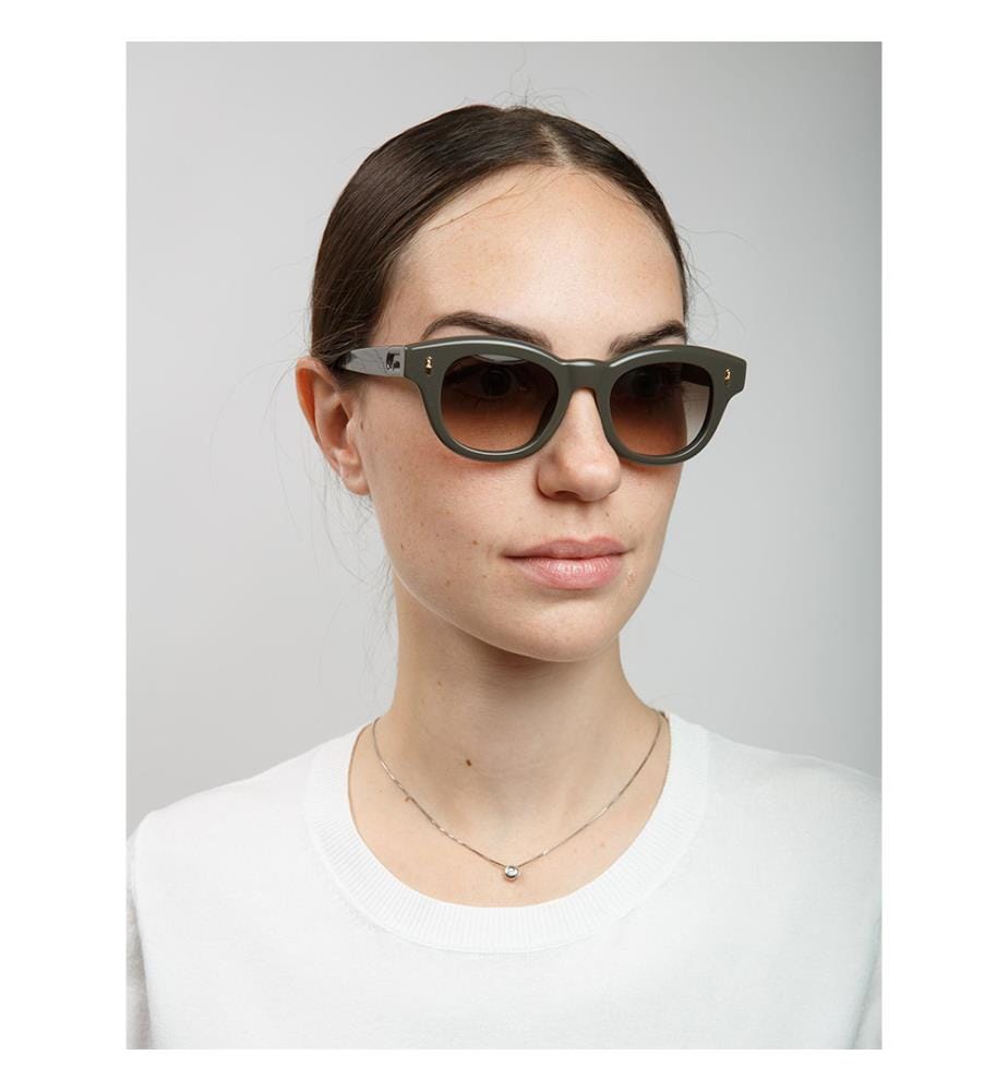 Sonnenbrille - Khakigrün glänzend