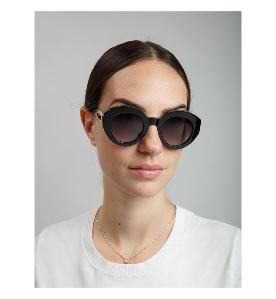 Sonnenbrille - Glänzendes Schwarz