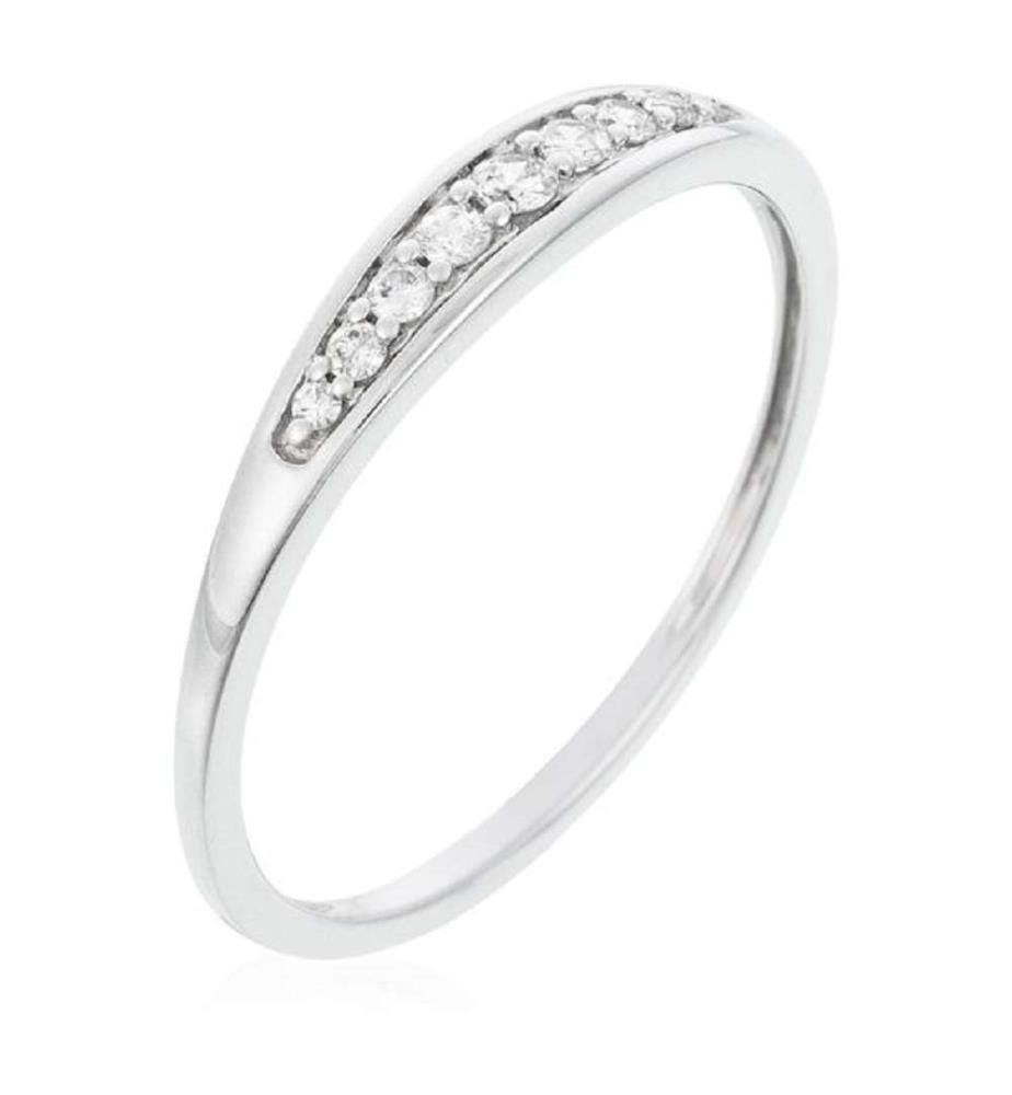 Ring Like an almond - Weissgold 375/1000