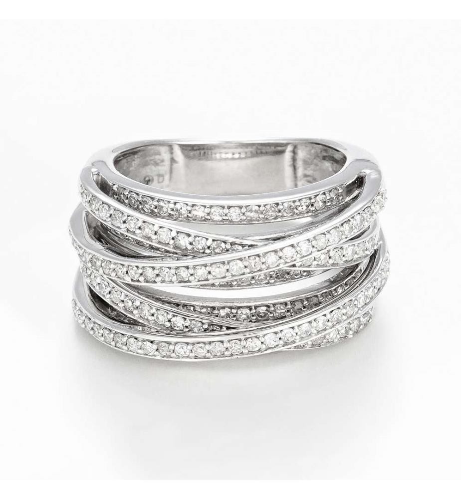 Ring New Candides Entrelacs - Weissgold 375/1000