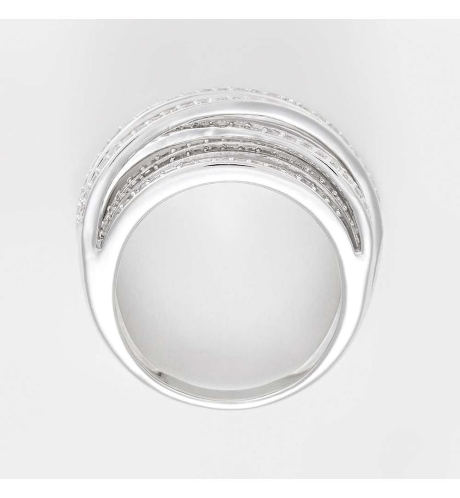 Ring New Candides Entrelacs - Weissgold 375/1000