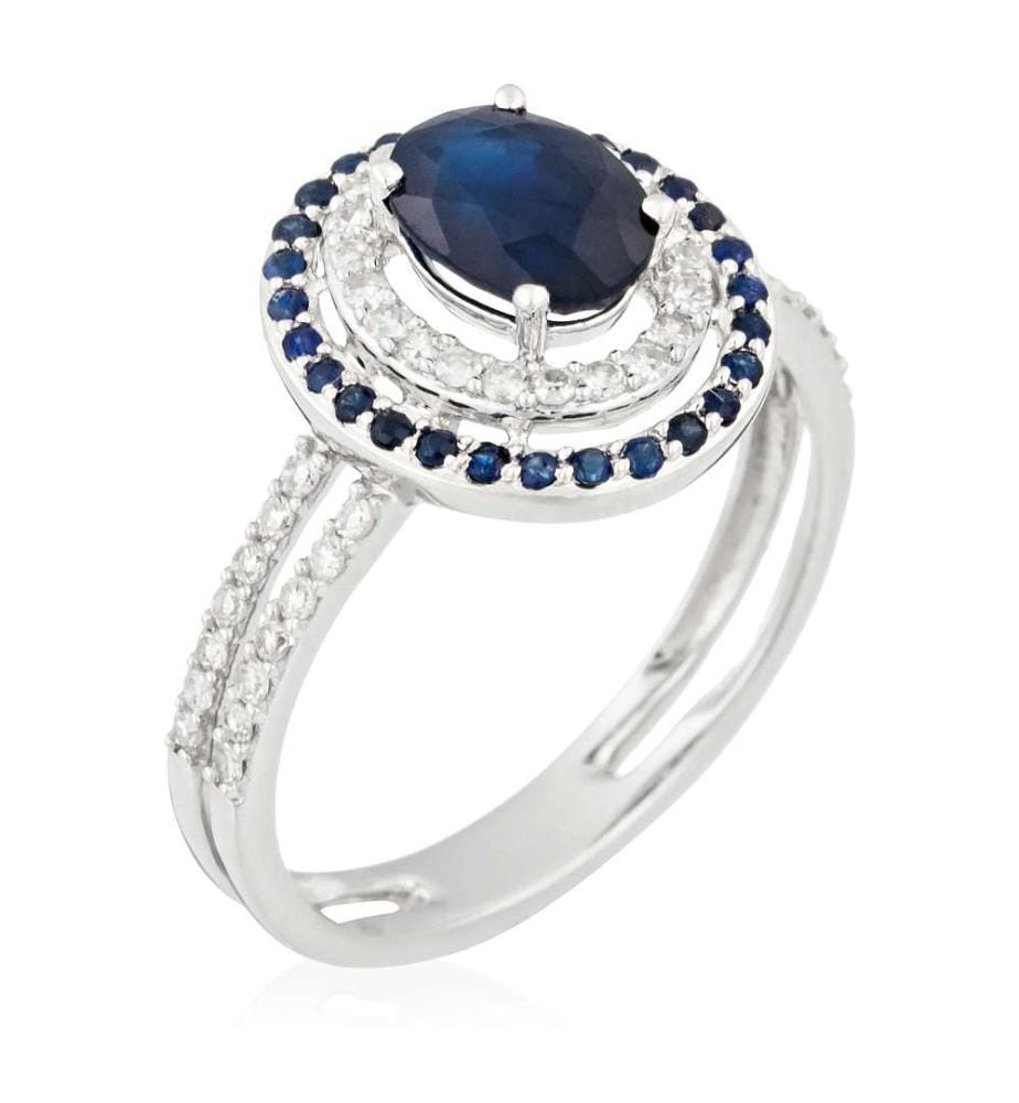 Ring Firenze Neu - Weissgold 375/1000