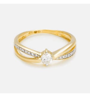 Joli Solitaire Ring - Gelbgold