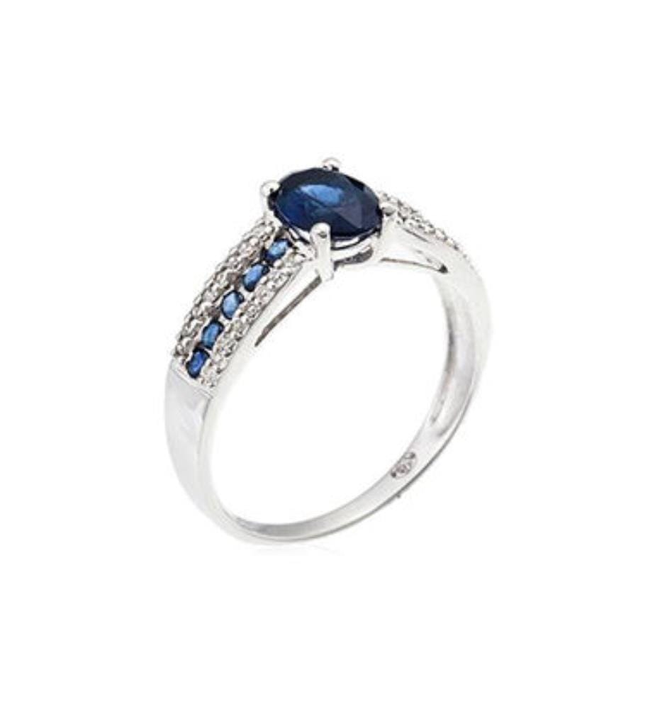 Bague Reine Océane - Or Blanc