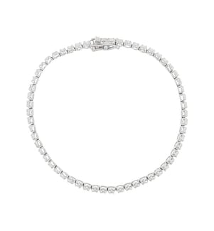 Rivière-Armband - Weissgold