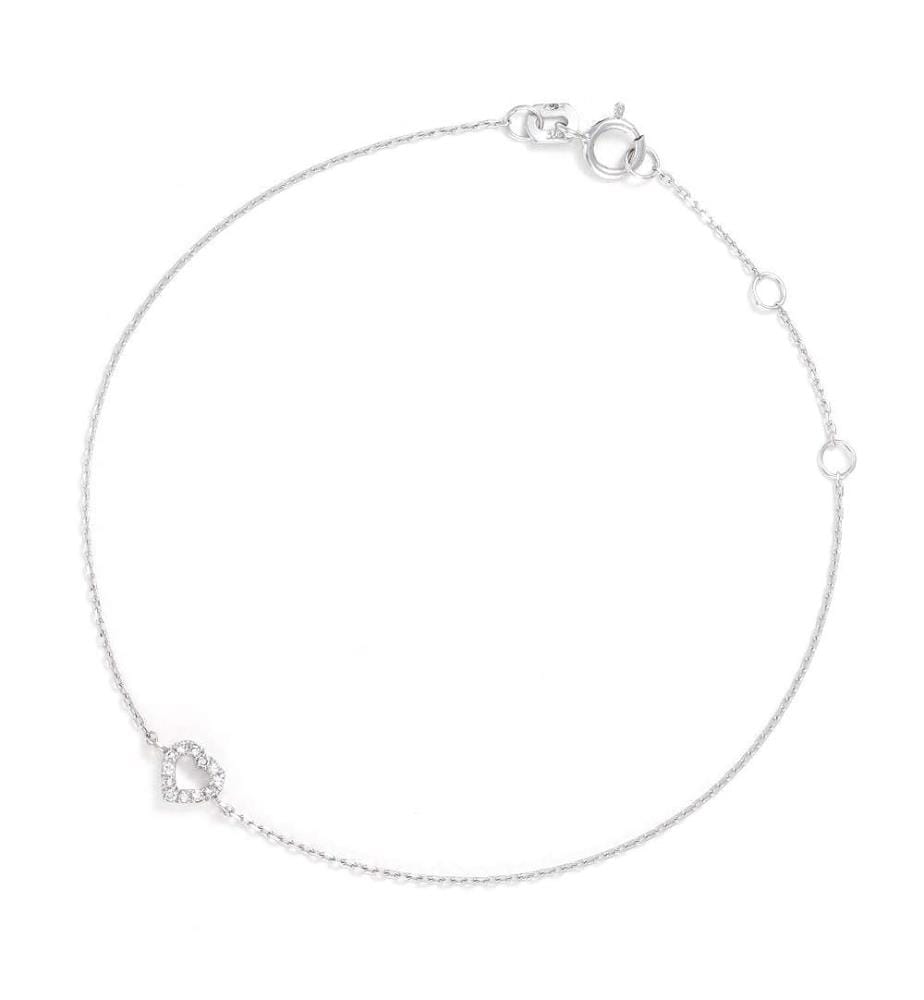 Armband Lovia - Weissgold 375/1000