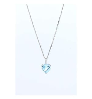 Pendentif Royalia - Or Blanc