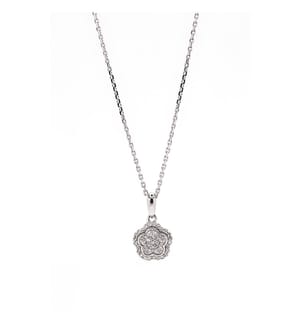 Pendentif "Blair" - Or blanc