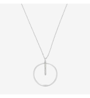 Halskette Cercle Prodigieux - Weissgold 375/1000