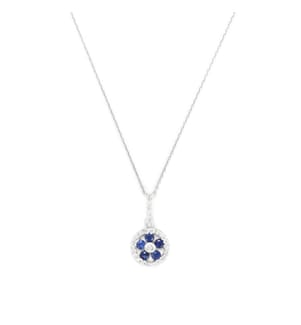 Pendentif Courtney - Or Blanc 375/1000