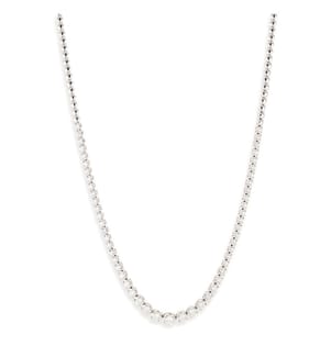 Wasserfall-Halskette 3 Karat Diamant - Gelbgold 417/1000