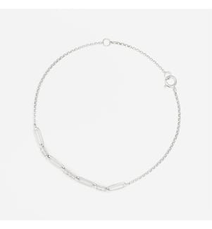 Armband Kapuzinerkresse - Weissgold 375/1000