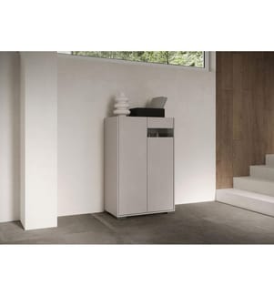 Highboard 2 Türen 70x35x110 cm Riflesso cashmere