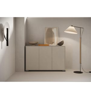 Sideboard 3 Türen 130x40x83 cm Lumina cashmere