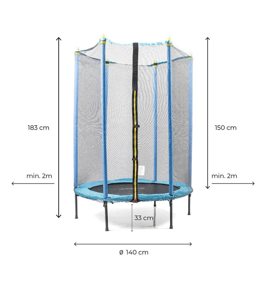 Trampoline pour Enfants avec Filet de Sécurité Zuply